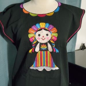 mexican maria doll shirt